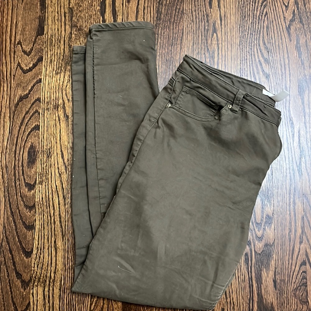 Size 12 Green Skinny pants H&M
